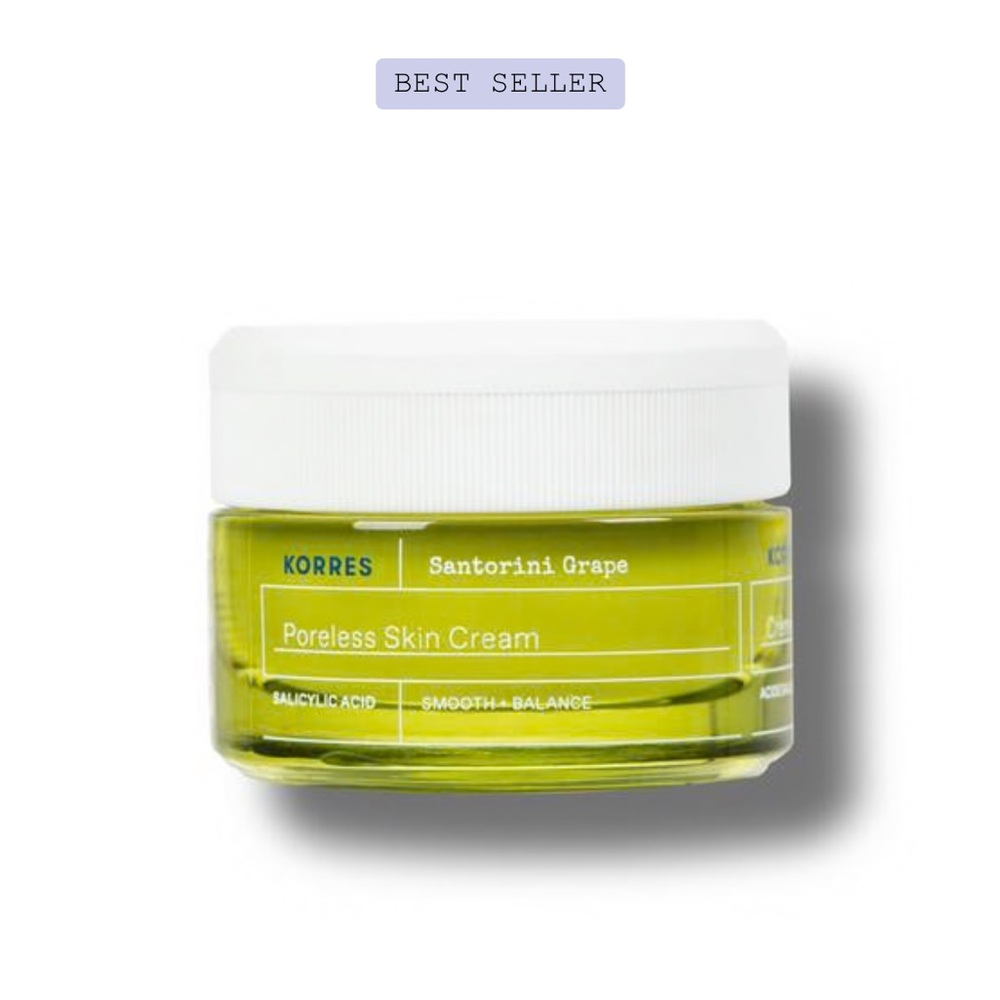 NIB Korres Santorini Grape Poreless Skin Cream Full Size